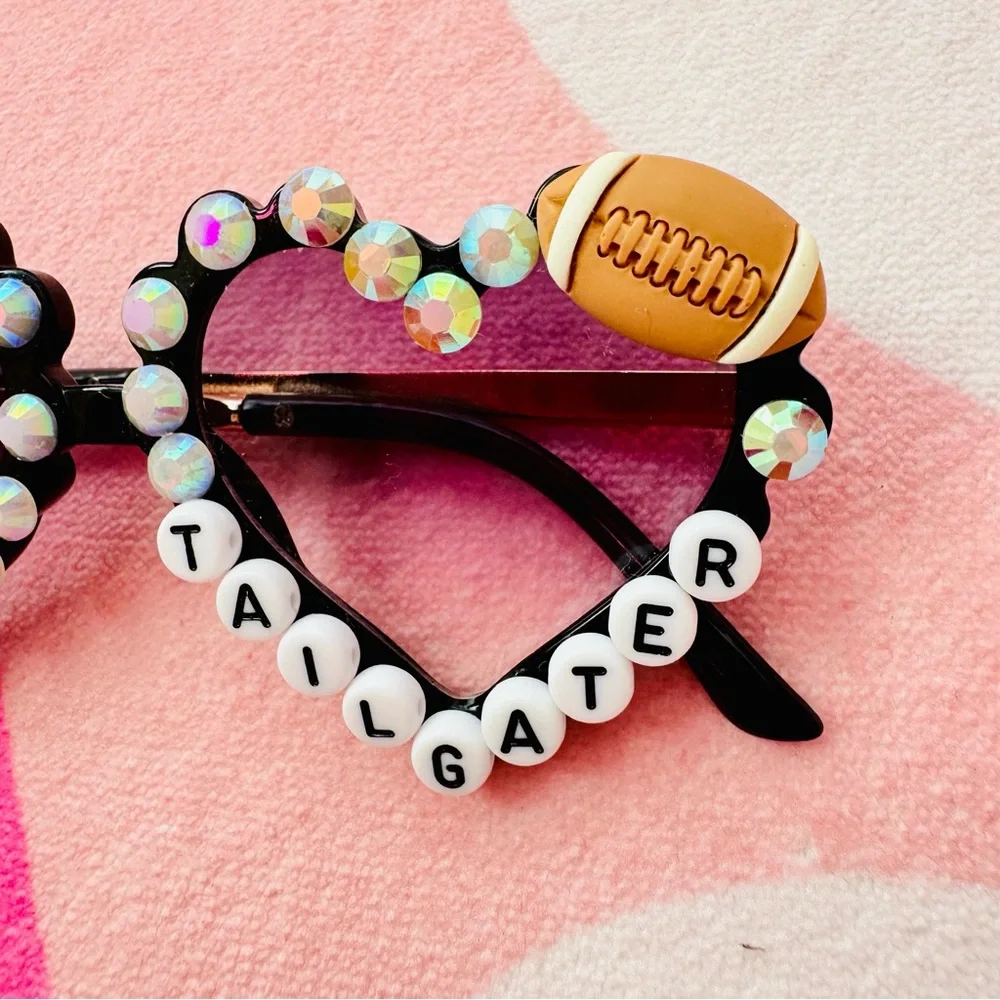 Heart-Shaped Tailgater Sunglasses